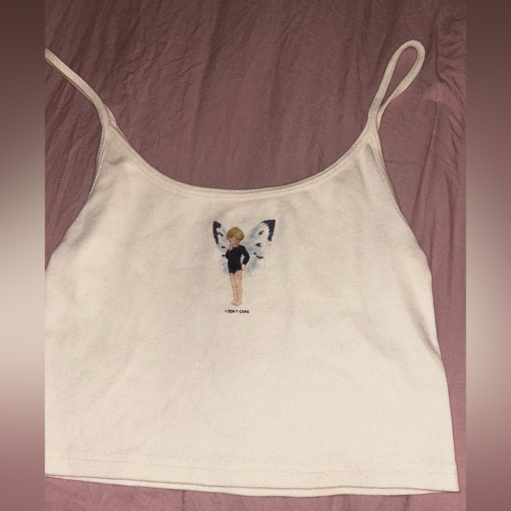 “ I don’t care “ brandy melville tank